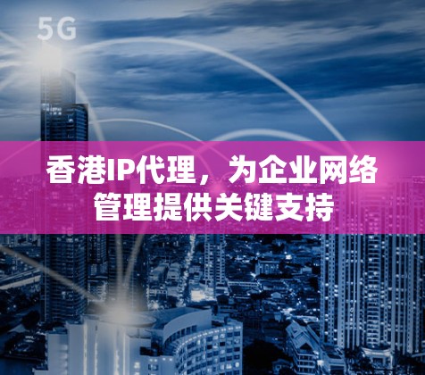 香港IP代理，为企业网络管理提供关键支持