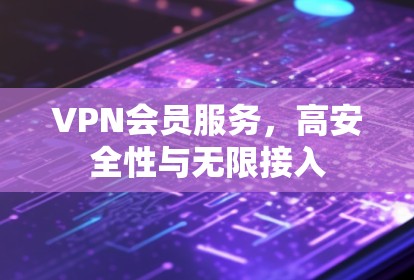 VPN会员服务，高安全性与无限接入