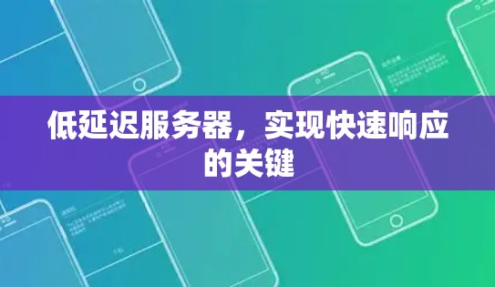 低延迟服务器，实现快速响应的关键