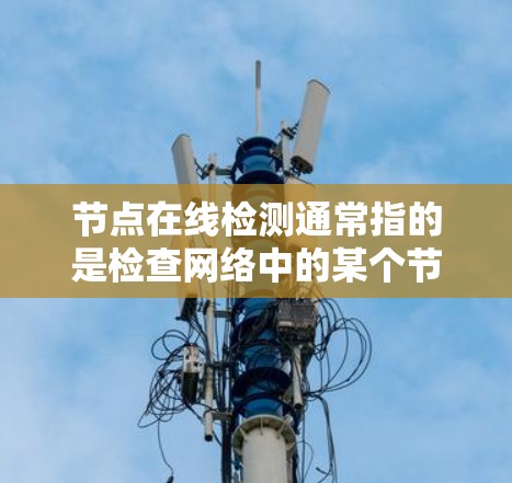 节点在线检测通常指的是检查网络中的某个节点（例如服务器、路由器、交换机等）是否在线并且可用。以下是一些常用的方法和工具，可以帮助你进行节点在线检测