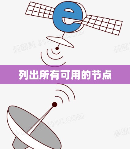 列出所有可用的节点