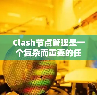 Clash节点管理是一个复杂而重要的任务，涉及多个关键步骤和配置。以下是详细的分步指南，帮助您有效管理Clash节点