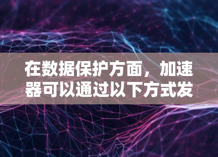 在数据保护方面，加速器可以通过以下方式发挥作用