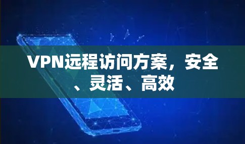 VPN远程访问方案，安全、灵活、高效